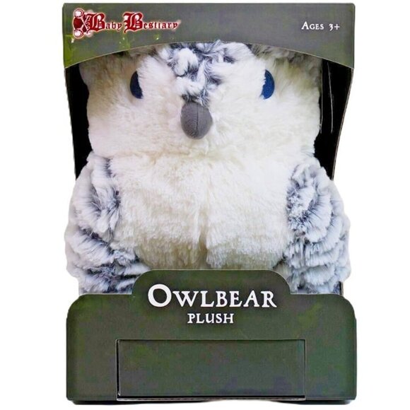 Owlbear Plush - Luxury Owl Bear Stuffed Animal - Boxed & Accessories - Snowy - Picture 5 of 9